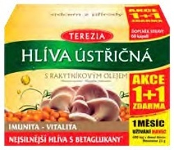 TEREZIA Hlíva ústřičná s rakytníkovým olejem