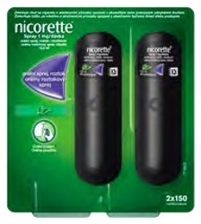 Nicorette Spray 1 mg/dávka, orální sprej, roztok