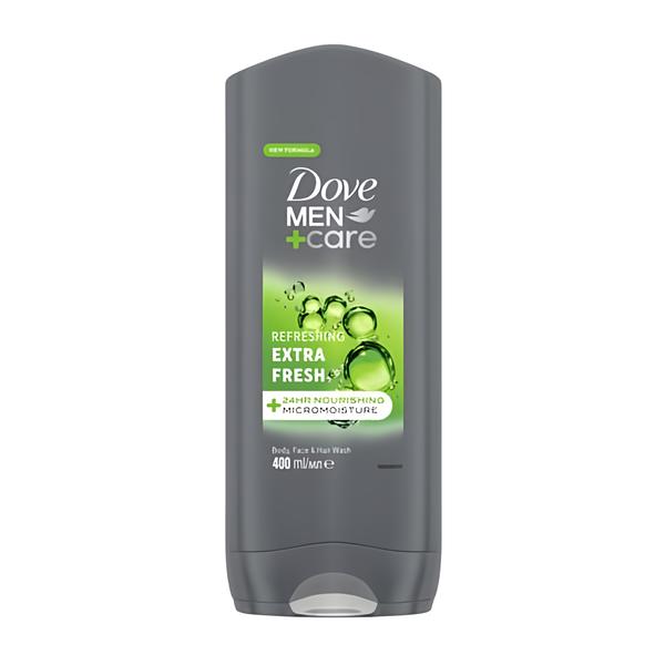 Dove Men+Care Extra Fresh sprchový gel na tělo a obličej pro muže
