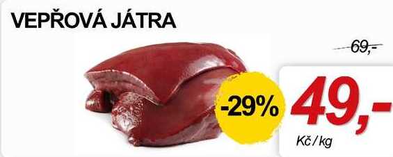  Vepřová játra, 1 kg