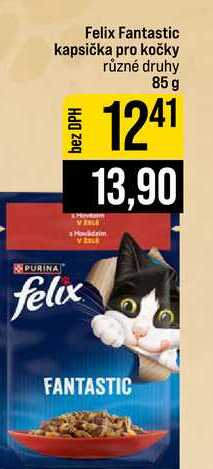 Felix Fantastic kapsička pro kočky různé druhy 85 g