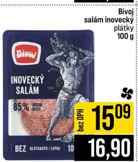 Bivoj salám inovecký plátky 100 g