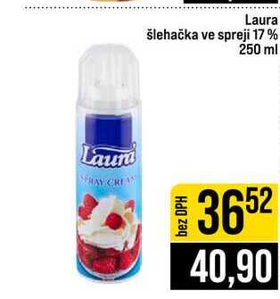 Laura šlehačka ve spreji 17% 250 ml 