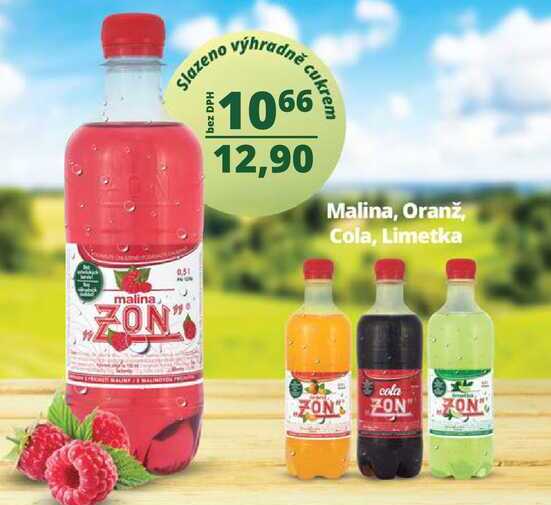 Malina, Oranž, Cola, Limetka 