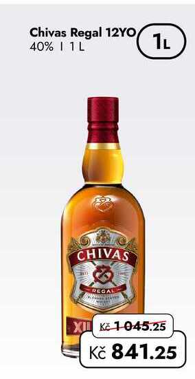 Chivas Regal 12YO 40% 1L 