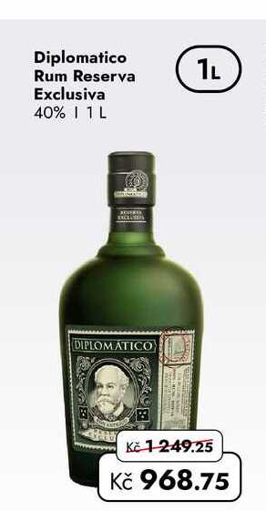 Diplomatico Rum Reserva Exclusiva 40% 1 L