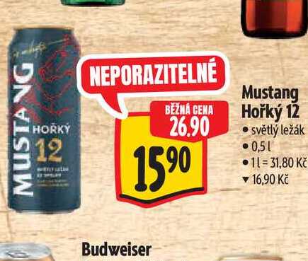  Mustang Hořký 12  0,5 l v akci