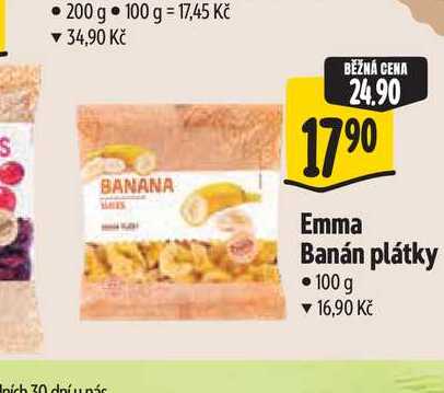  Emma Banán plátky 100 g  