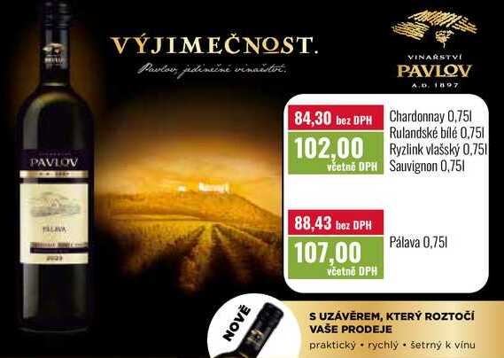 Vinařství Pavlov 0,75l