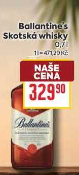 Ballantine's Skotská whisky 0,7l