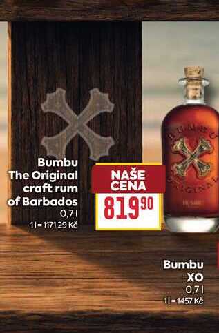 Bumbu The Original craft rum of Barbados 0,7l