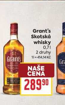 Grant's Skotská whisky 0,7l