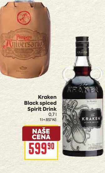 Kraken Black spiced Spirit Drink 0,7l