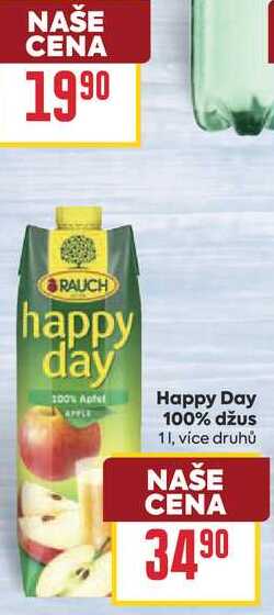 Happy Day 100% džus 1l