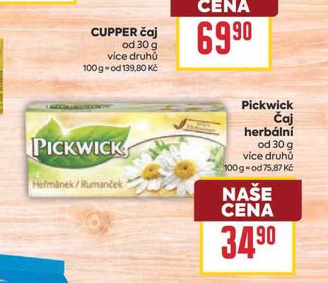 Pickwick Čaj herbální od 30 g