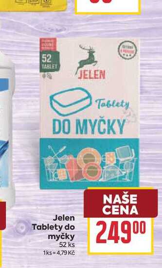 Jelen Tablety do myčky 52 ks