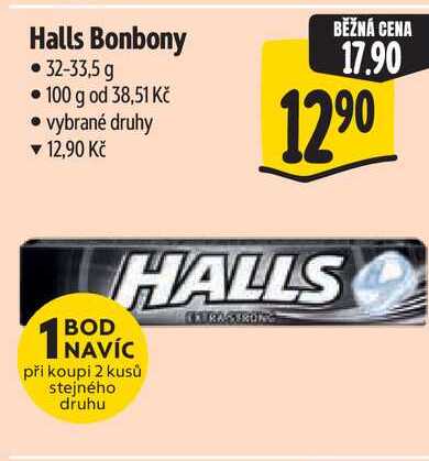 Halls Bonbony 32-33,5 g