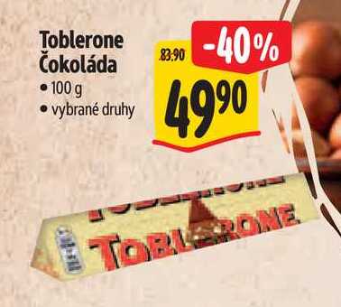 Toblerone Čokoláda 100 g