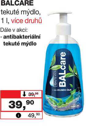 BALCARE tekuté mýdlo, 1l