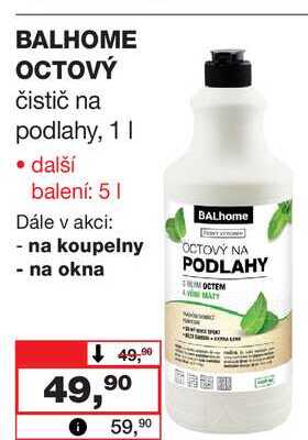 BALHOME OCTOVÝ čistič na podlahy, 1l