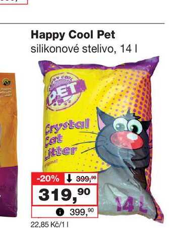 Happy Cool Pet silikonové stelivo, 14l