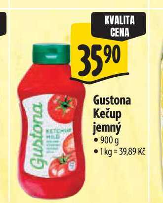   Gustona Kečup jemný 900 g 