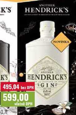 HENDRICK'S 0,7l
