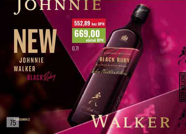 JOHNNIE WALKER BLACK Ruby 0,7l