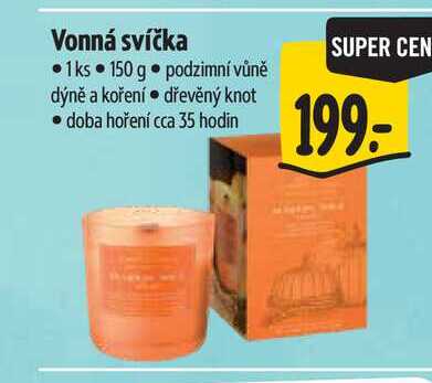 Vonná svíčka 1ks 150 g