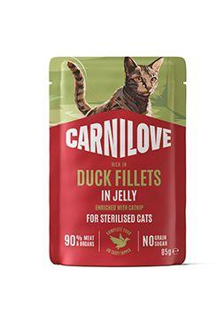 Carnilove Cat Pouch Jelly Pheasan Raspberry Leaves 85g