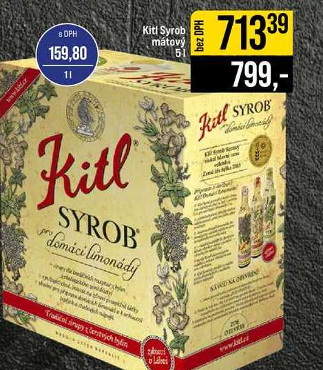 Kitl Syrob mátový 5l