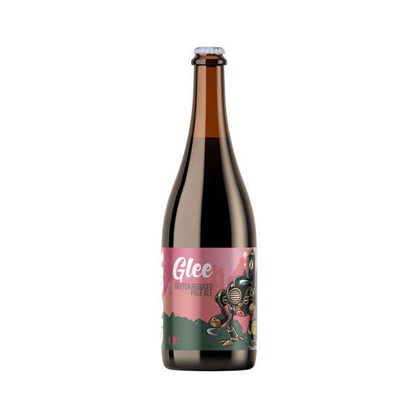 Clock Glee bezlepkové pivo sklo
