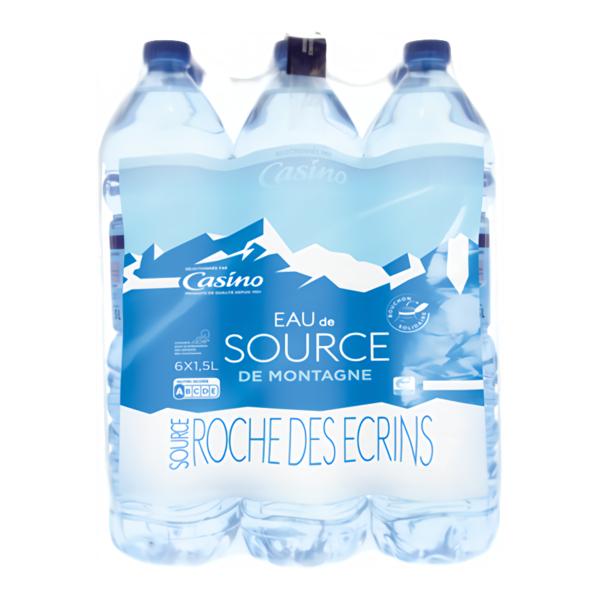 Casino Eau de Saurce de Montagne, alpská voda 6x1,5l