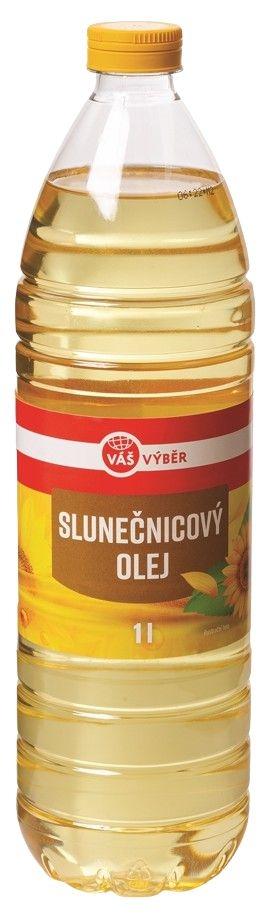 VÁŠ VÝBĚR Slunečnicový olej, 1 l