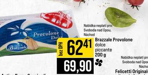 Brazzale Provolone dolce piccante 200 g 