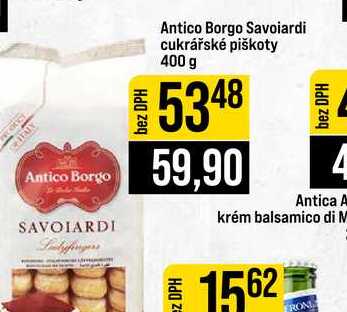 Antico Borgo Savoiardi cukrářské piškoty 400 g