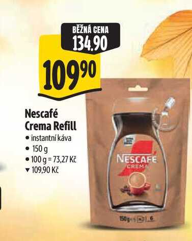   Nescafé Crema Refill   instantní káva  150 g 