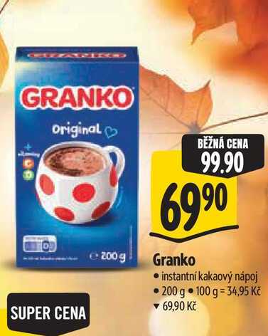 Granko instantní kakaový nápoj 200 g