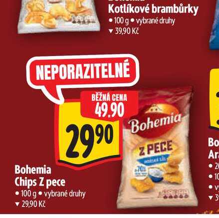   Bohemia Chips Z pece 100 g  