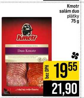 Kmotr salám duo plátky 75g