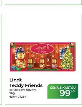 Lindt Teddy Friends čokoládové figurky 96g
