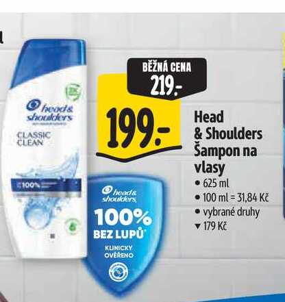 Head & Shoulders Šampon na vlasy 625 ml