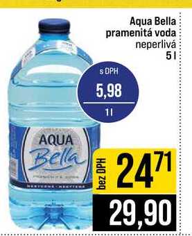 Aqua Bella pramenitá voda neperlivá 5l