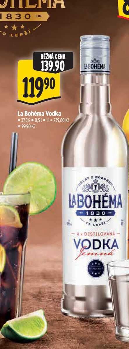La Bohéma Vodka 37,5% 0,51