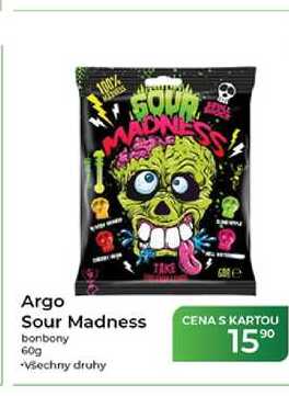 Argo Sour Madness bonbony 60g