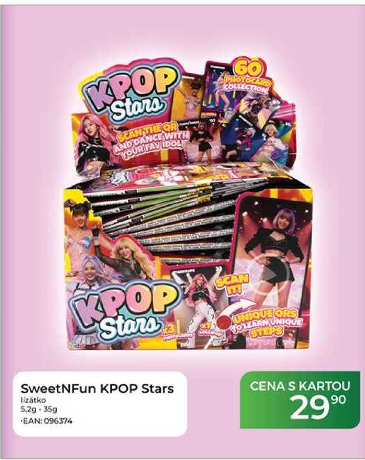 SweetNFun KPOP Stars lízátko 5,2g-35g