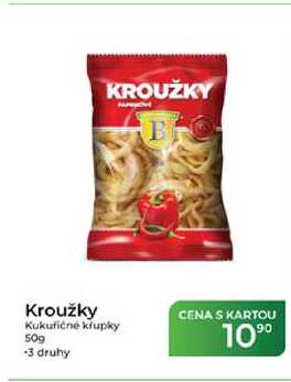 Kroužky Kukuričné křupky 50g