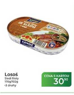 Losoš Sledí filety 170g/102g