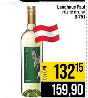 Landhaus Paul různé druhy 0,75l