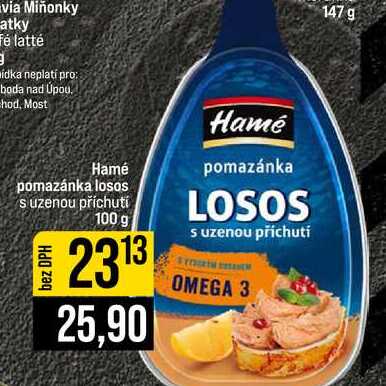 Hamé pomazánka losos s uzenou příchutí 100 g 